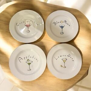 Pottery Barn Cocktail Designs Set of 4